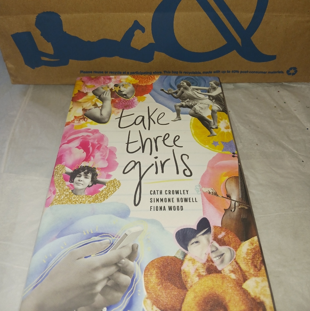 Take three girls hardcover book
